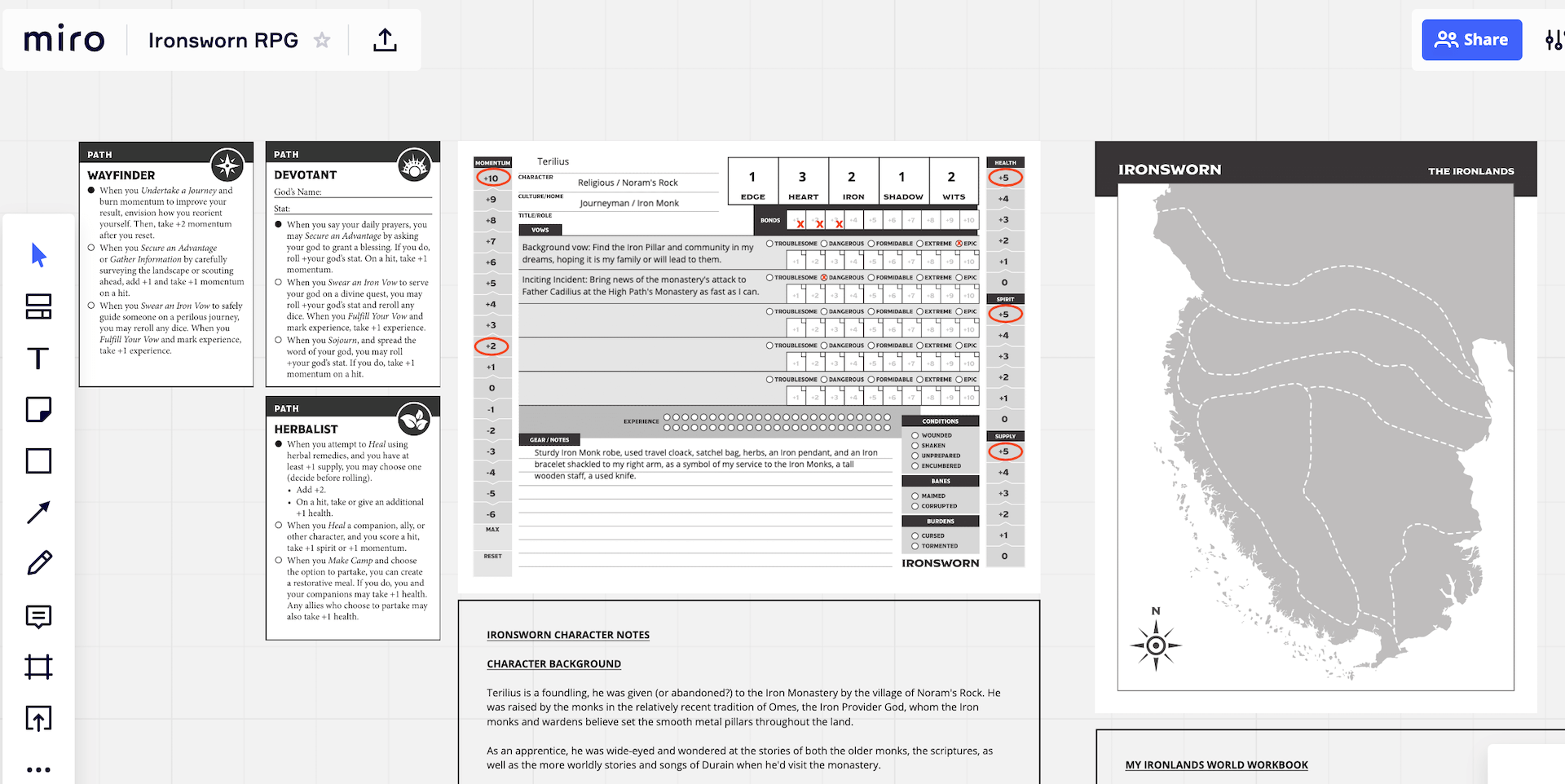 Playing Ironsworn Part 1 Character Ice Cream for Everyone